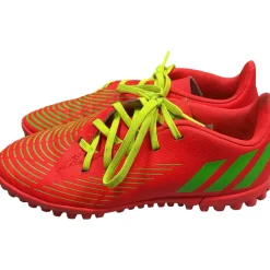Used Adidas Soccer Turf Shoes Orange Junior 02.5