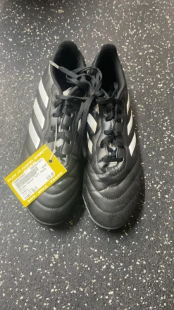 Used Adidas Soccer Turf Shoes Black Youth 08.5