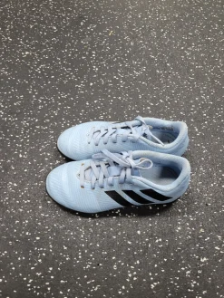 Used Adidas Soccer Turf Shoes Carolina Blue Youth 13.0