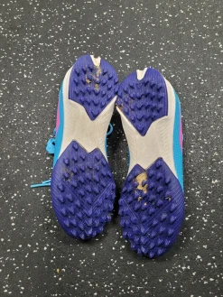 Used Adidas Soccer Turf Shoes Royal Blue Junior 01