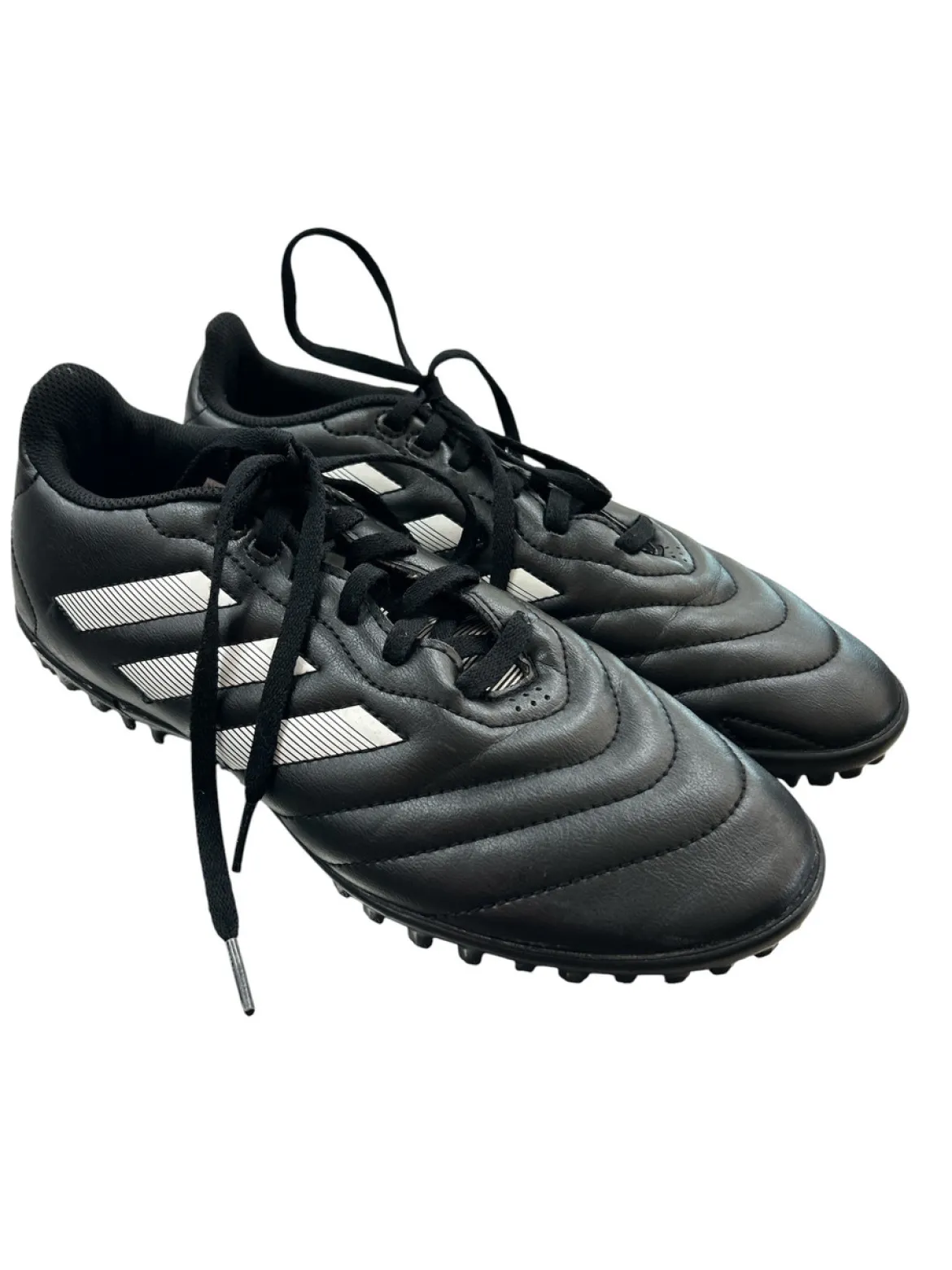 Used Adidas Soccer Turf Shoes Black And White Senior 7.5
