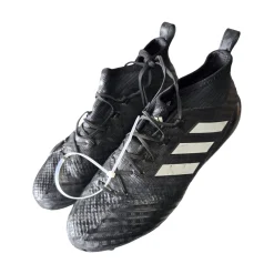 Used Adidas SPRINTERFRAME CLEATES Soccer Cleats Black Senior 10
