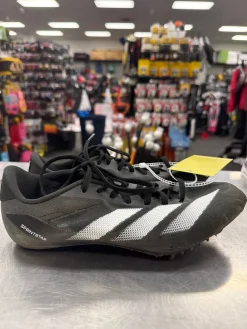 Used Adidas SPRINTSTAR Track & Field Cleats Adult Black Senior 7.5