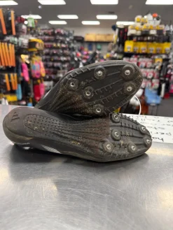 Used Adidas SPRINTSTAR Track & Field Cleats Adult Black Senior 7.5