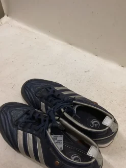 Used Adidas TELSTAR II INDOOR Soccer Indoor Shoes Navy Blue Senior 7