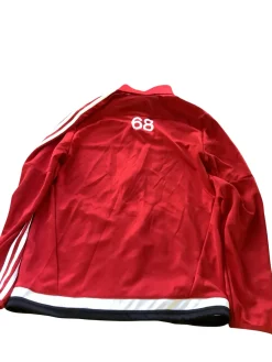 Used Adidas TIRO15 TRG JK Y LARGE Soccer Top Yth Red LG