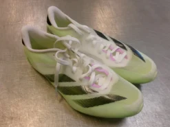 Used Adidas Track & Field Cleats Adult White Senior 6