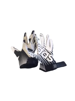 Used Adidas WIDE RECEIVER GLOVES FB Gloves Black SM