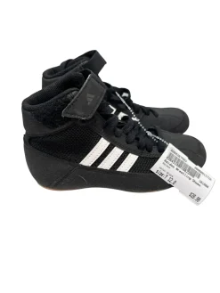 Used Adidas Wrestling Shoes Black Youth 12.0