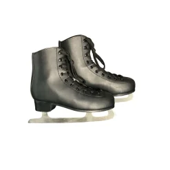 Used AHYMLION BLK FIG SKATES Mens Figure Skate Black Senior 8.5