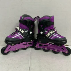 Used Airwalk ABEC-5 SIZE 1-4 Junior Rec Fitness Skates Purple Adjustable