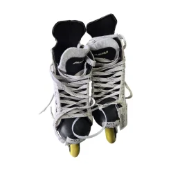 Used Alkali RPD LITE ADJ Y11-1 SKATES Roller Hockey Skates Black Adjustable