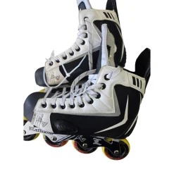 Used Alkali RPD LITE SENIOR SKATES Roller Hockey Skates Black Senior 7