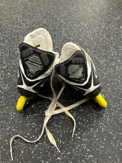 Used Alkali RPJ LITE Roller Hockey Skates White Adjustable