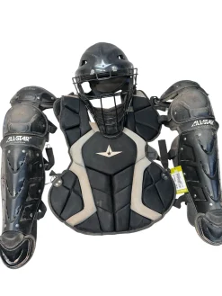 Used All Star CPCC1216PS-1 Catchers Chest Protector Black Intermed