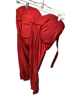 Used Alleson RED INTEGRATED FB PANTS Youth FB Integrated Pants Red MD