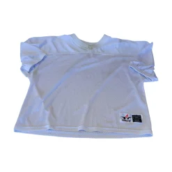 Used Alleson YOUTH PRACTICE JERSEY FB Top Youth White L/XL