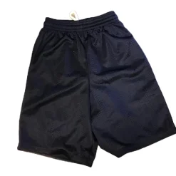 Used Alleson Youth Small Mesh Shorts Navy Blue