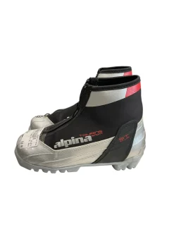 Used Alpina Boys NNN XC Ski Boots Grey JR-03