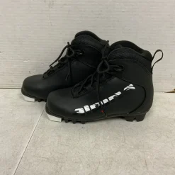 Used Alpina Boys NNN XC Ski Boots Black JR-01