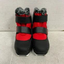 Used Alpina Boys NNN XC Ski Boots Red JR-01.5