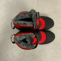 Used Alpina Boys NNN XC Ski Boots Red W 05-05.5 / JR 03.5-04