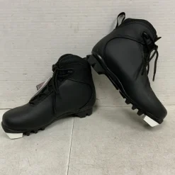 Used Alpina Boys NNN XC Ski Boots Black JR-02