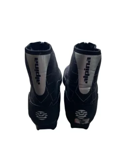Used Alpina Mens NNN XC Ski Boots Black W 06.5-07 / JR 4.5-05