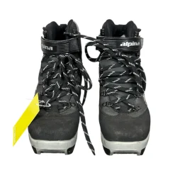 Used Alpina Mens NNN XC Ski Boots Black W 07-07.5 / JR 05.5-06