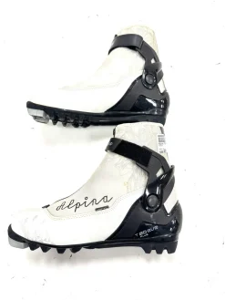 Used Alpina T 20 EVE Womens NNN XC Ski Boots White M 07-07.5 / W 08-08.5