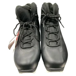 Used Alpina Womens NNN XC Ski Boots Black W 06.5-07 / JR 4.5-05