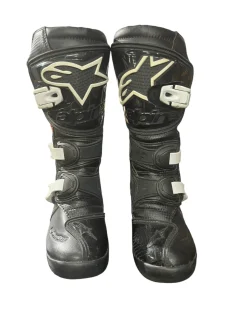 Used Alpine Stars TECH 4 Junior Boots Black Youth 11.0