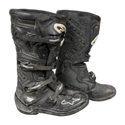 Used Alpine Stars TECH 5 Mens Motocross Boots Black Senior 7