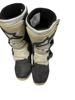 Used Alpine Stars TECH 3S Junior Motocross Boots Black Youth 10.0