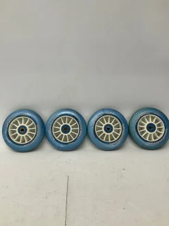 Used AM WING 4PK BLUE Inline Wheels 100MM