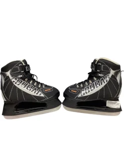 Used American Athletic COUGAR Boys Softboot Skate Black Junior 04