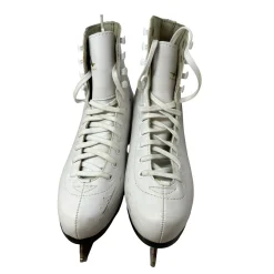 Used American Athletic FIGURE SKATE WomensFigure Skate White Senior 5
