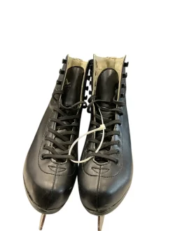 Used American Athletic FIGURE SKATE SZ 4 BLACK Mens Figure Skate Black Senior 4