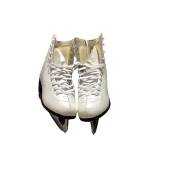 Used American Athletic FIGURE SKATES WomensFigure Skate White Senior 7