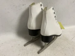 Used American Athletic Girls Figure Skates White Youth 12.0