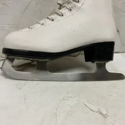 Used American Athletic Girls Figure Skates White Junior 03