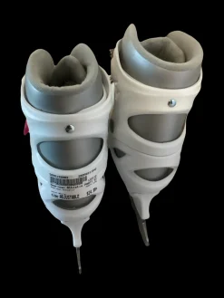 Used American Athletic PARTY GIRL Girls Softboot Skate White Adjustable