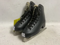 Used AMERICAN Boys Figure Skates Black Junior 01