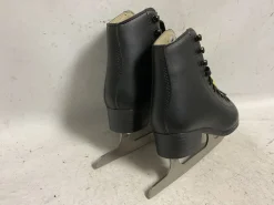 Used AMERICAN Boys Figure Skates Black Junior 01