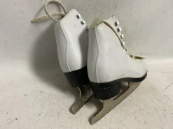 Used AMERICAN Girls Figure Skate White Junior 02