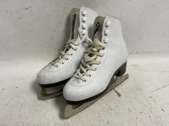 Used AMERICAN Girls Figure Skate White Junior 02