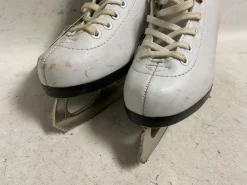 Used AMERICAN Girls Figure Skate White Junior 02