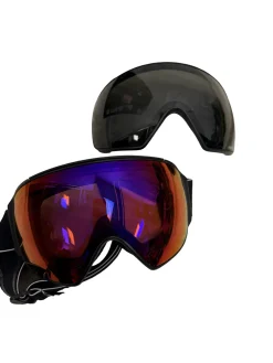 Used Anon M4 Snow Goggles Adult Black w/ Extra Lens