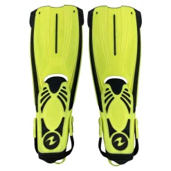 Used Aqua Lung Underwater Fins Yellow L/XL