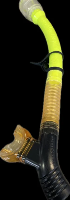 Used Aqua Lung Underwater Snorkel Yellow
